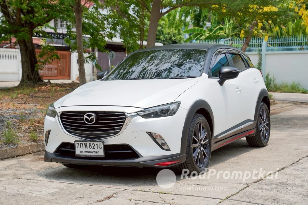 MAZDA CX-3 2.0 S AT ปี 2018 สี ขาว ดำ